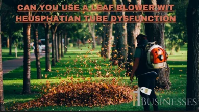 can you use a leaf blower wit heusphatian tube dysfunction