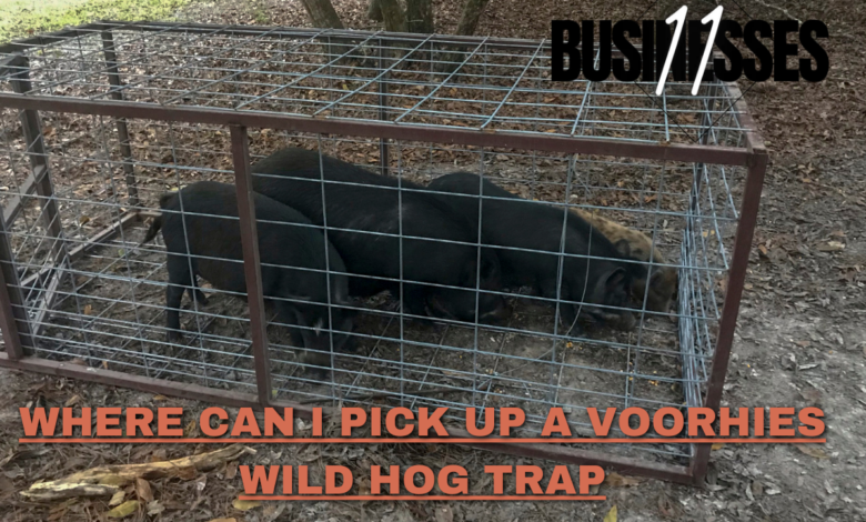 where can i pick up a voorhies wild hog trap