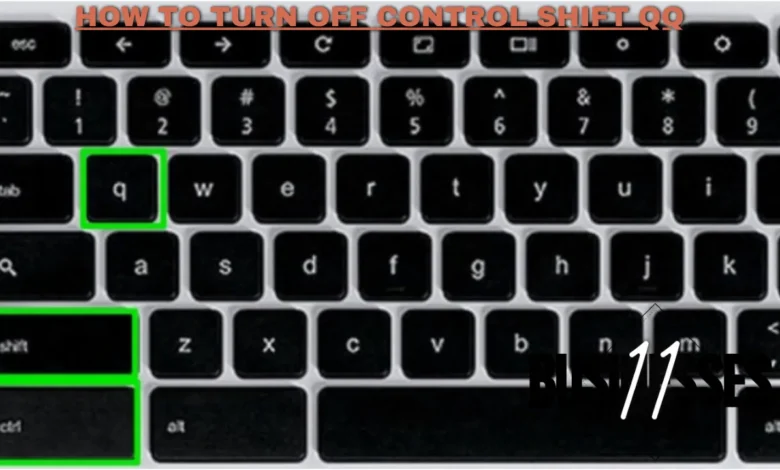 how to turn off control shift qq